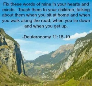 Deuteronomy 11 18-19